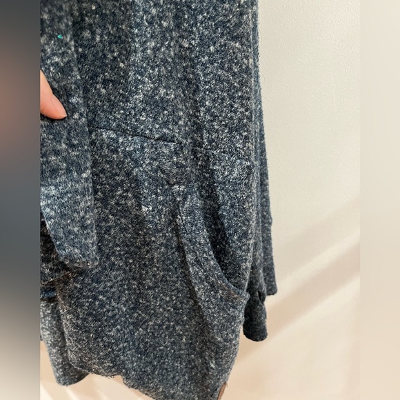 Roots - long heathered blue cardigan Size S - Picture 4 of 4